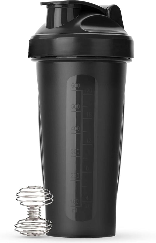 - Shaker Bottles for Protein Mixes, 20 Oz
