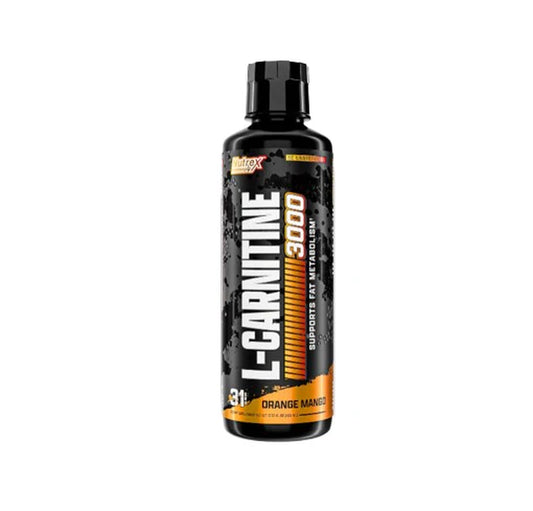 Nutrex Research Liquid Carnitine 3000 | Orange Mango | Stimulant Free | 31 Servings 16 Fl Oz