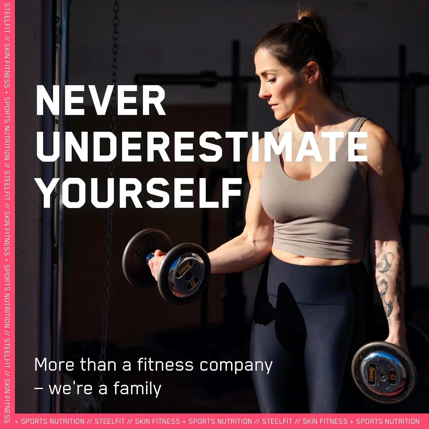 Steelfit Creapure Creatine Monohydrate Gummies for Men & Women, Juicy Watermelon - Gym Workout Nutritional Supplements for Muscle Gain, Brain Health & Strength Building Dietary Supplement, 120 Gummies