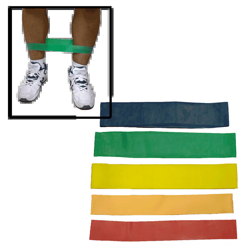 Workoutz 5-Piece Ankle Resistance Band Set | Mini Bands