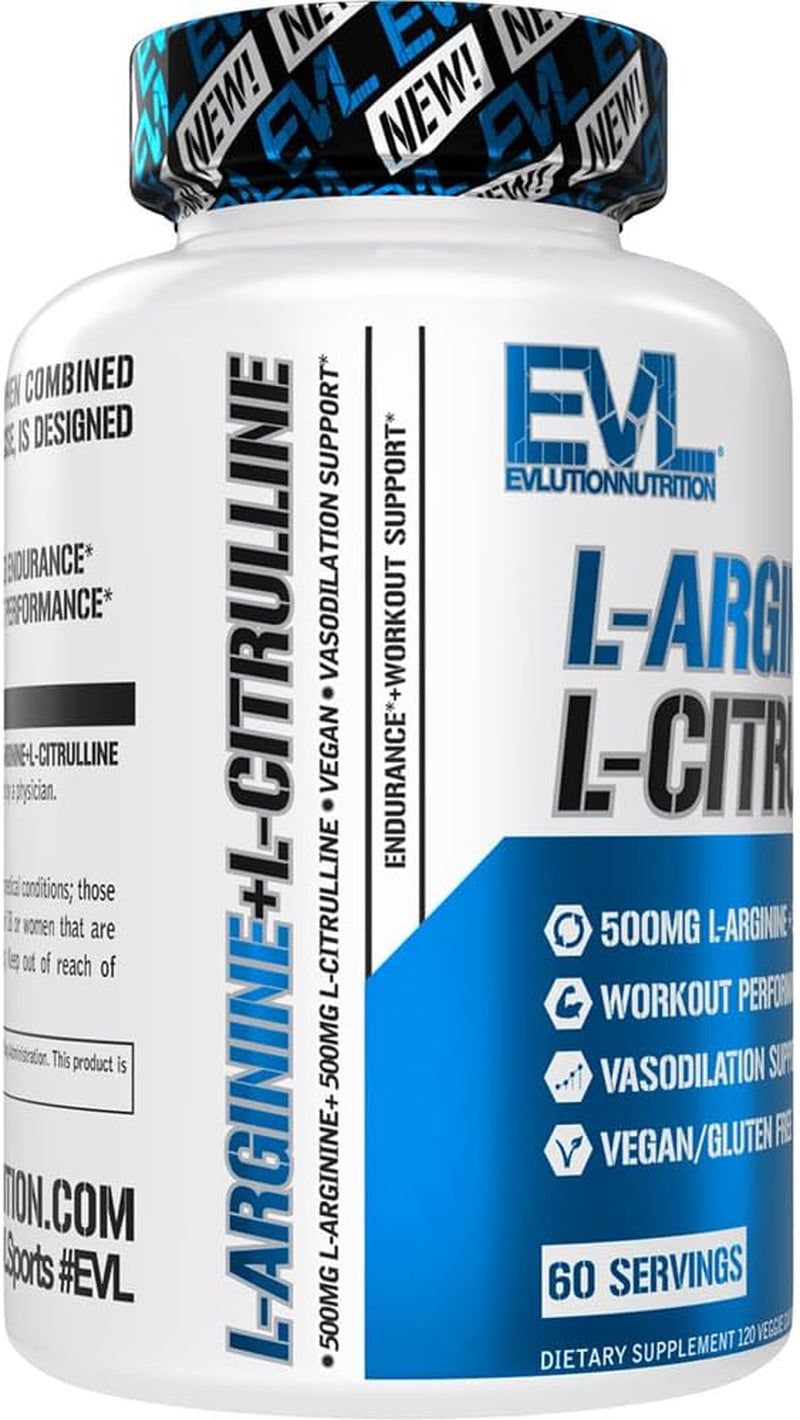 EVL L-Carnitine Supplement for Weight Loss Support - L Carnitine 500Mg Diet Pills for Weight Loss Lean Muscle Growth and Fat Burning Support with Stimulant Free L Tartrate - 120 Servings